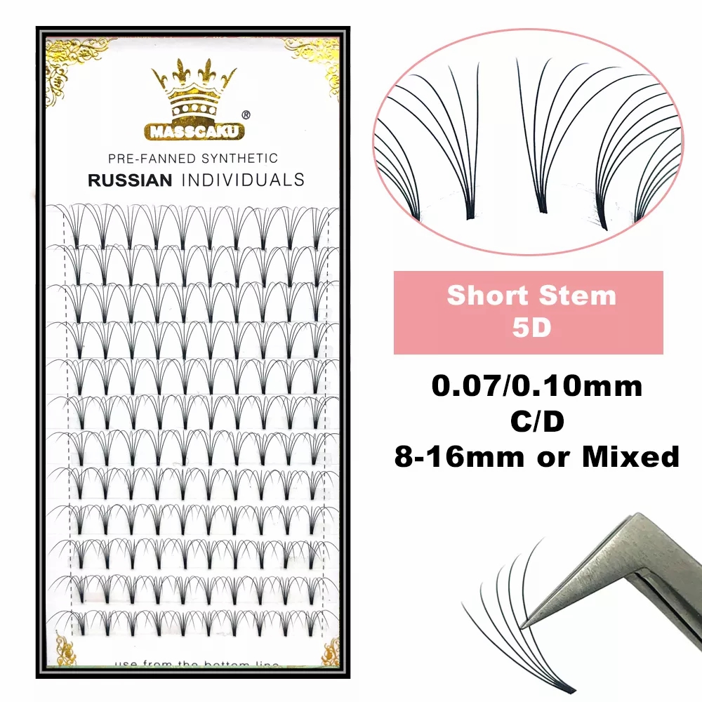 MASSCAKU Premade Russian Volum - Eyelash Extension Review recension och pris