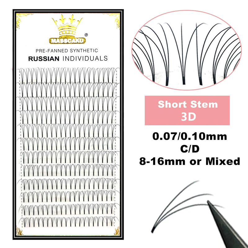 MASSCAKU Premade Russian Volum - Eyelash Extension Review recension och pris