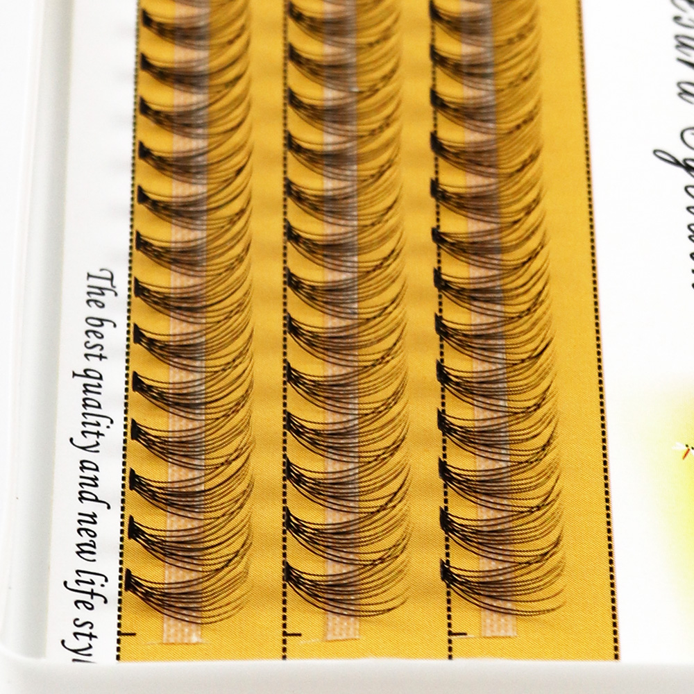 10D Faux Mink Eyelash Clusters - Eyelash Extension Review recension och pris