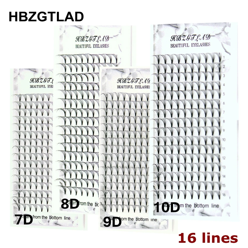 HBZGTLAD 16 Lines Big Capacity - Eyelash Extension Review recension och pris