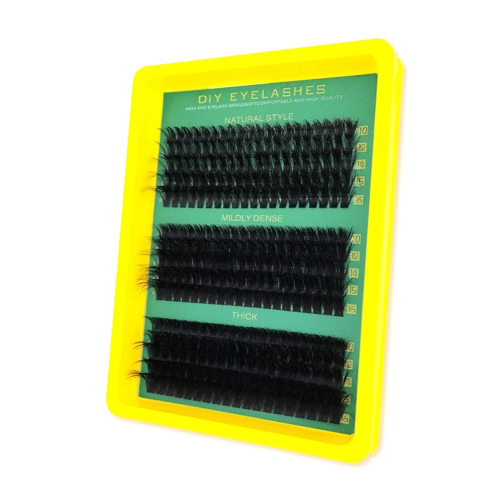 Natural Look False Eyelashes B - Eyelash Extension Wispy Look recension och pris