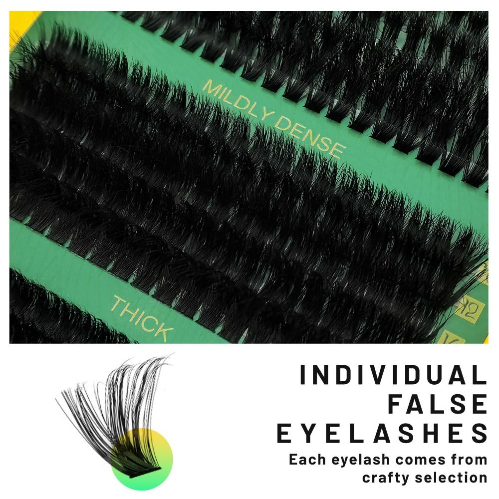 Natural Look False Eyelashes B - Eyelash Extension Wispy Look recension och pris