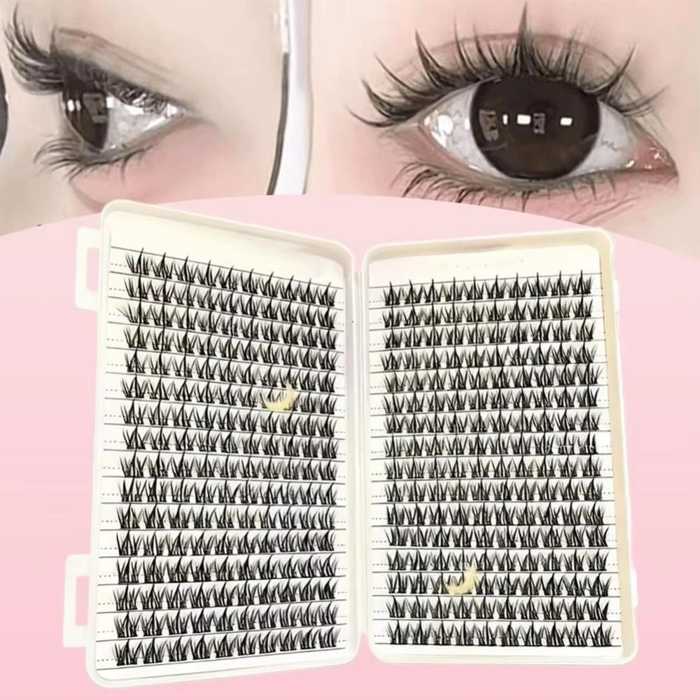 Natural Look False Eyelashes B - Eyelash Extension Wispy Look recension och pris