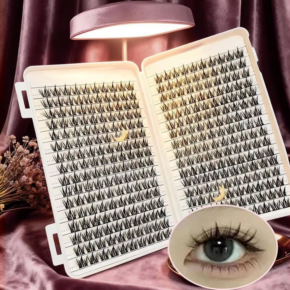 Natural Look False Eyelashes B - Eyelash Extension Wispy Look recension och pris