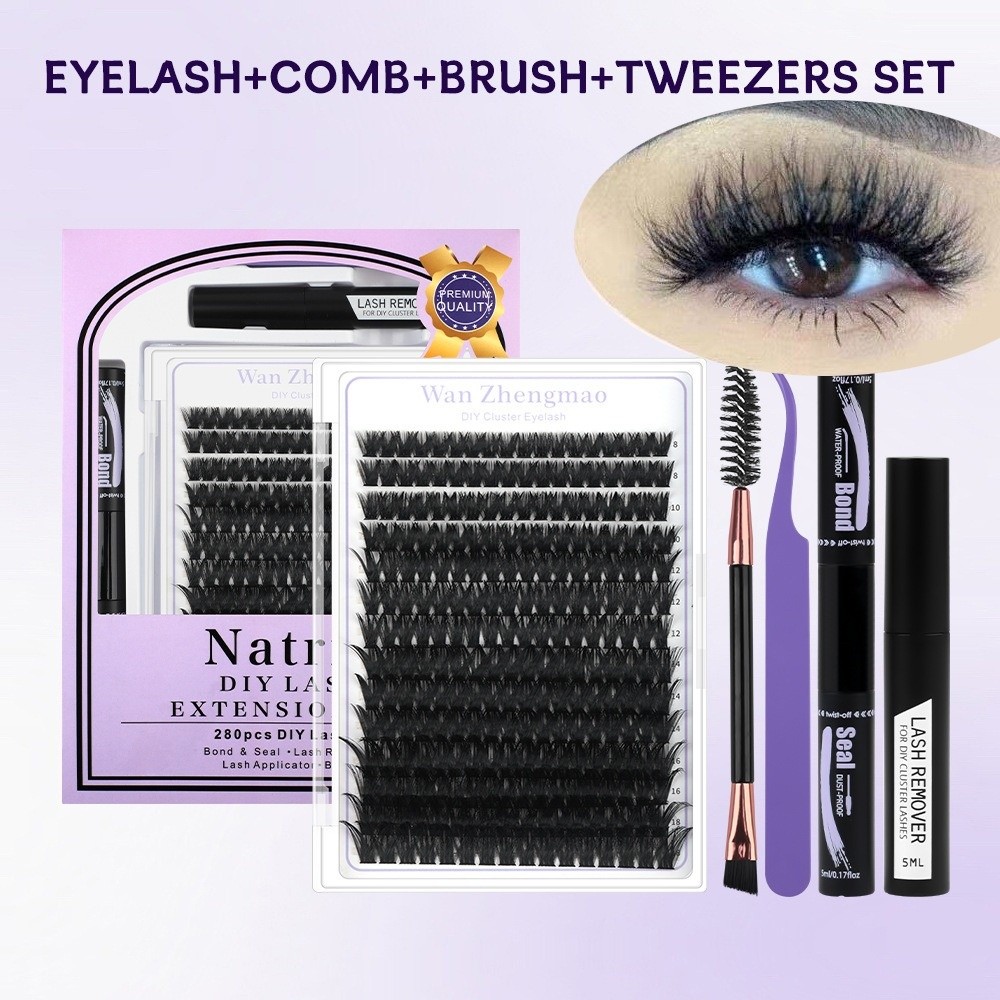 8-18mm Length False Eyelashes  - Eyelash Extension Wispy Look recension och pris