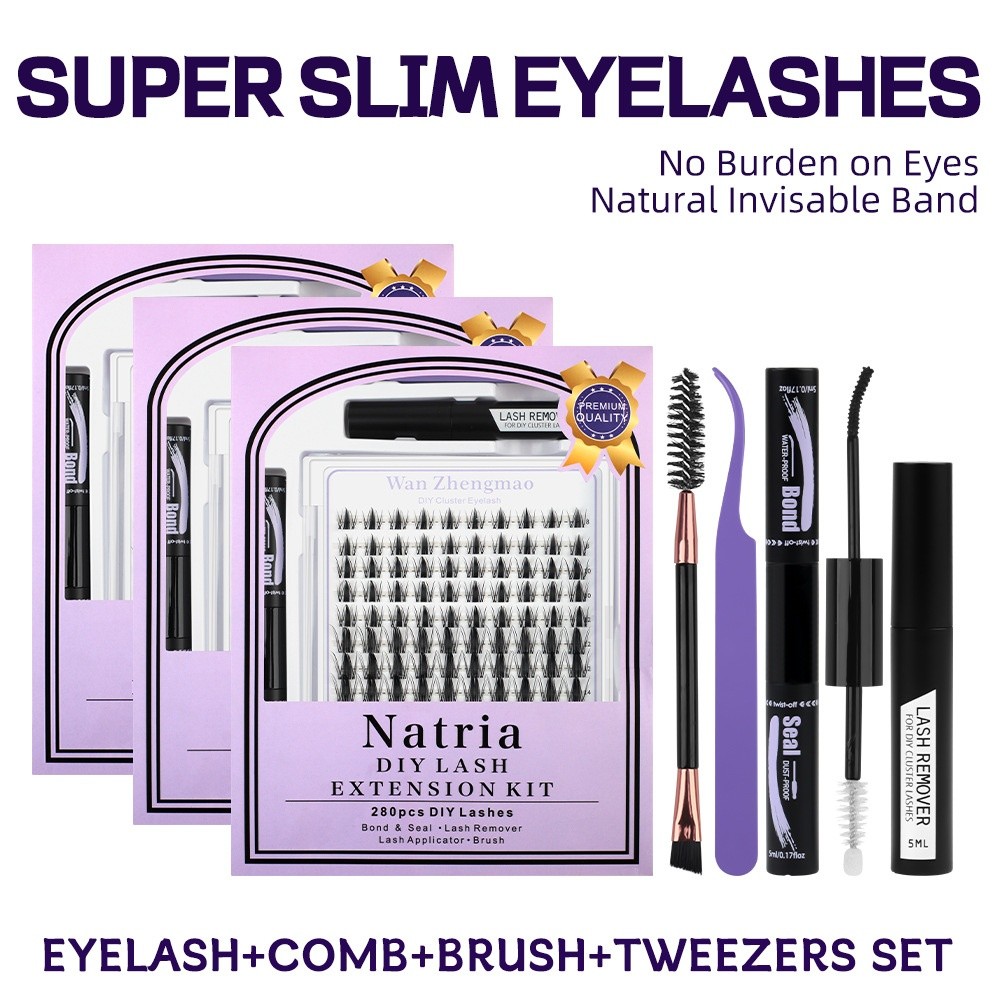 8-18mm Length False Eyelashes  - Eyelash Extension Wispy Look recension och pris