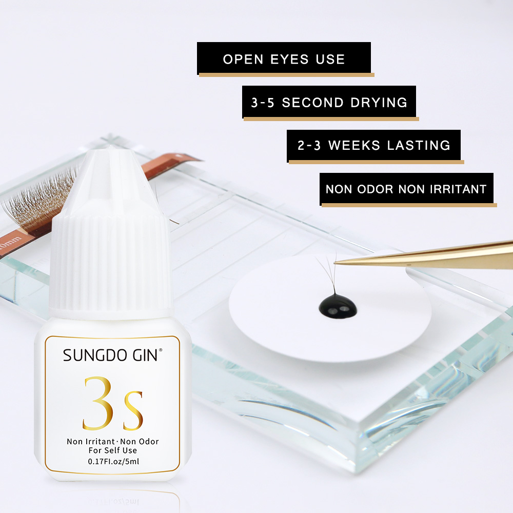 Eyelash Extension Glue 3S Fast - Eyelash Extension Open Eye recension och pris