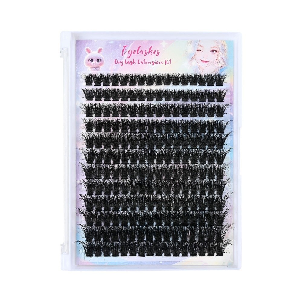 Natural Look False Eyelashes B - Eyelash Extension Wispy Look recension och pris