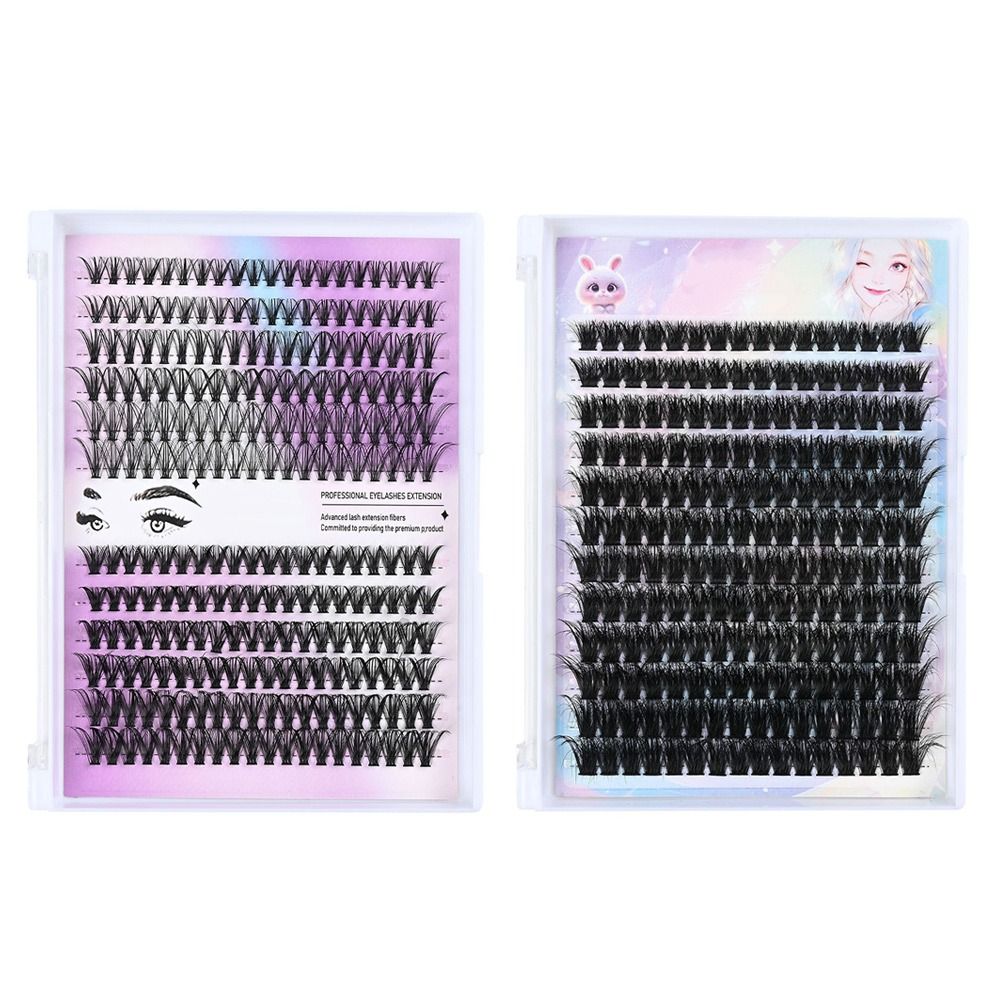 Natural Look False Eyelashes B - Eyelash Extension Wispy Look recension och pris