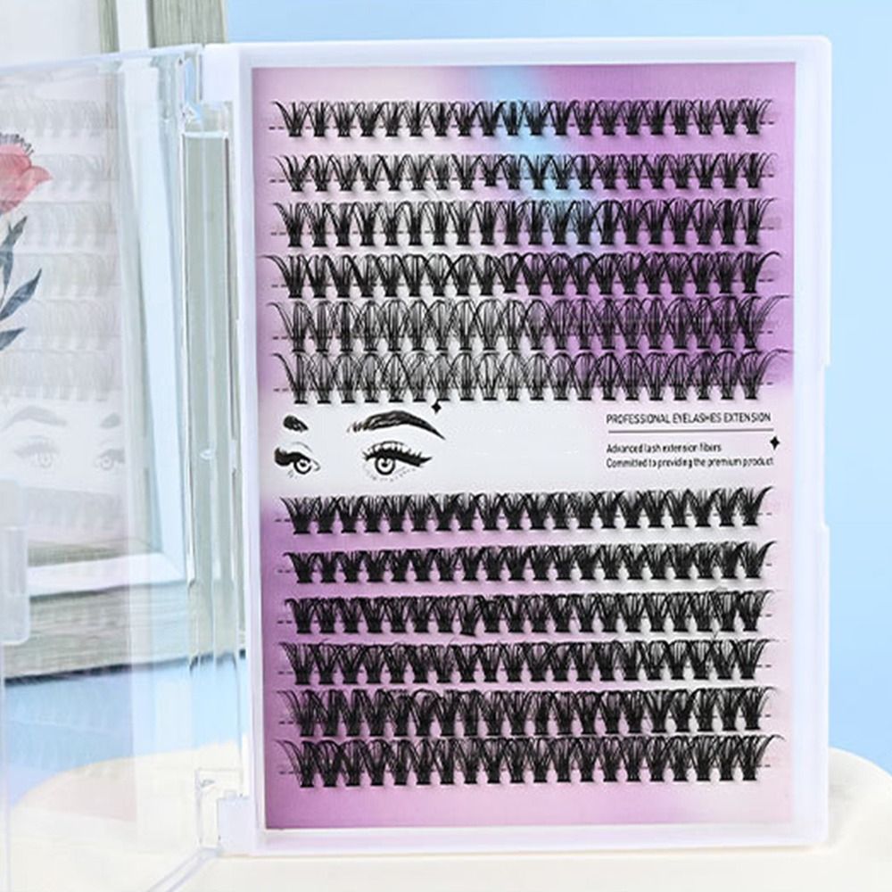 Natural Look False Eyelashes B - Eyelash Extension Wispy Look recension och pris