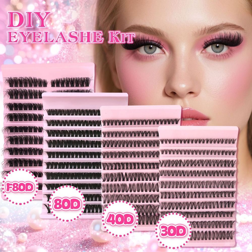 Natural Look False Eyelashes W - Eyelash Extension Wispy Look recension och pris