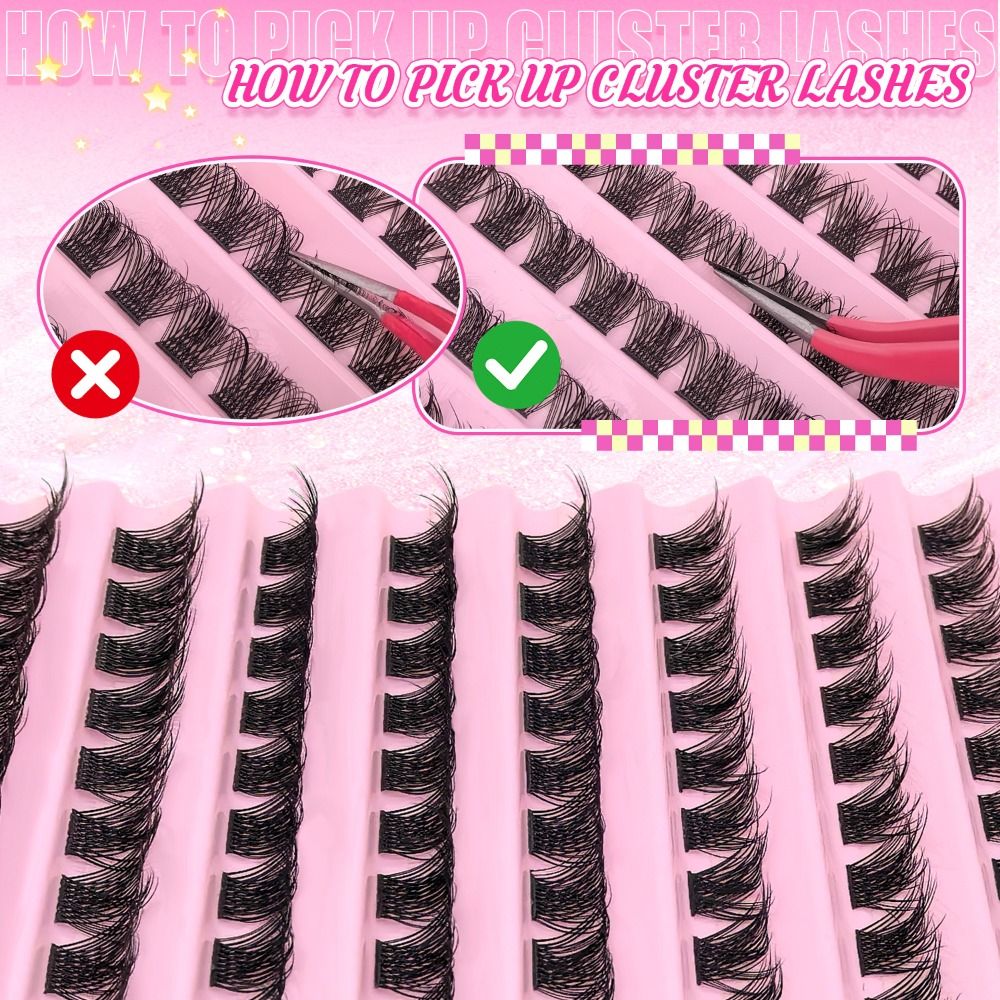 Natural Look False Eyelashes W - Eyelash Extension Wispy Look recension och pris