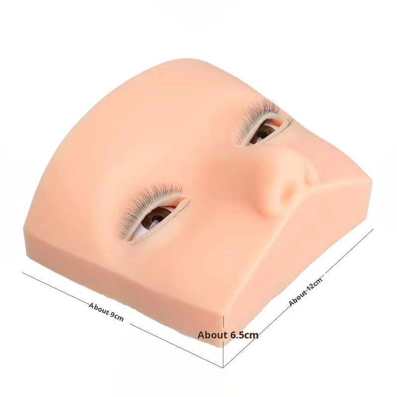 4 Layered Mannequin Head for E - Eyelash Extension Open Eye recension och pris