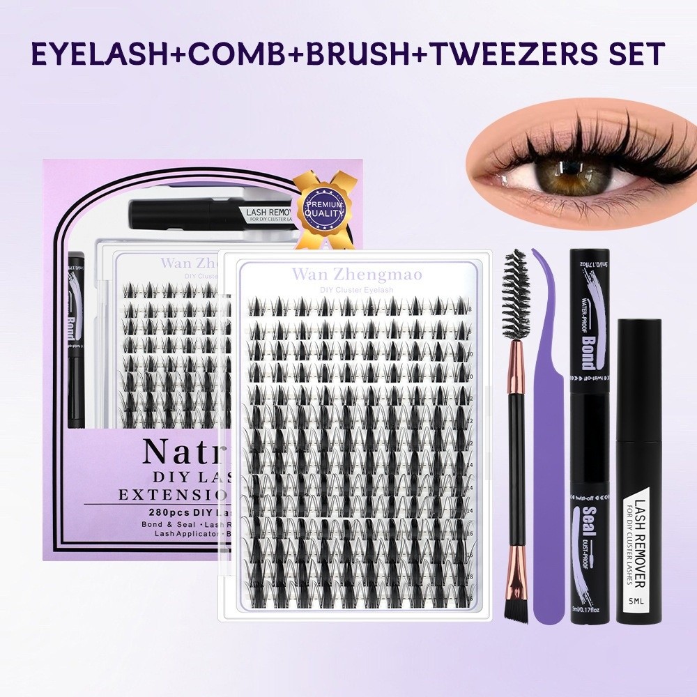 8-18mm Length False Eyelashes  - Eyelash Extension Wispy Look recension och pris