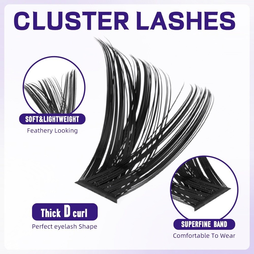 8-18mm Length False Eyelashes  - Eyelash Extension Wispy Look recension och pris